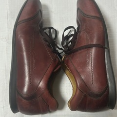 ★Santoni★レザースニーカー ★ブラウン★革靴★スニーカーの画像