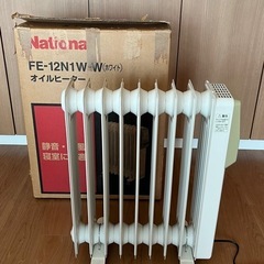 【再出品】ナショナル（Panasonic）オイルヒーター　ドイツ製の画像