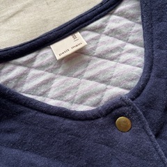 プティマイン カーディガン 100cm ネイビーの画像