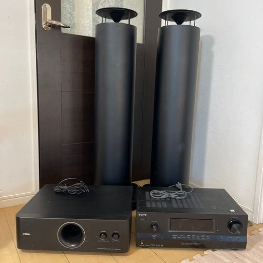 知名オーディオ（Tina  Audio） ×2本 SONYアンプ　STR-DH530  YAMAHA SUBWOOFER SYSTEM YST-FSW150