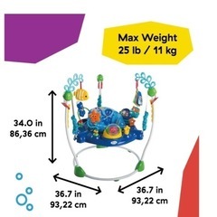 キッズツージャパン(Kids II Japan) Baby Einstein ベビーアインシュタイン ネプチューン・オーシャンディスカバリー・ジャンパー（10455）by KidsⅡの画像