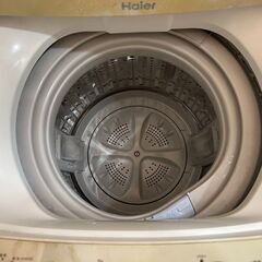 【無料】動作良好／Haier 全自動洗濯機 4.5kg JW-C45A ステンレス槽の画像