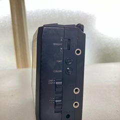 EPSON ET-708 ポータブル液晶アナログテレビ　FMラジオ付 昭和レトロの画像