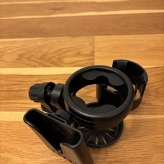 スマホホルダー付き　ベビーカー　ドリンクホルダー　2本対応の画像