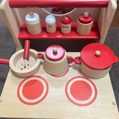 ニチガン　おままごとセット　木のおもちゃの画像