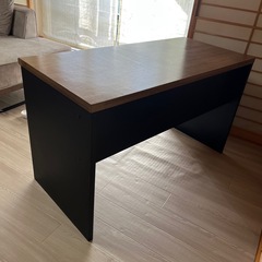 机 作業机　傷あり　デスク パソコン ゲーミングデスク 机 pcデスク 勉強机 フック付き 桌子 ワークデスク desk 作業机 テレワーク シンプルの画像