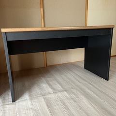 机 作業机　傷あり　デスク パソコン ゲーミングデスク 机 pcデスク 勉強机 フック付き 桌子 ワークデスク desk 作業机 テレワーク シンプルの画像