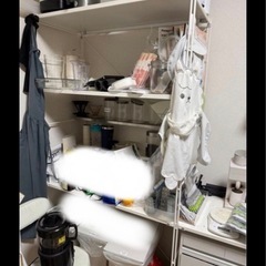 無印良品　スチールラック　カップボードの画像