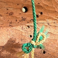 お面　木彫りの画像