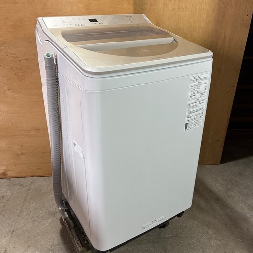 洗濯機　全自動洗濯機　10.0kg  
Panasonic 2021年製　NA-FA100H8 ホワイト　動作確認済み　中古