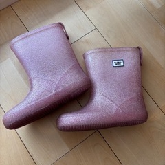 グローバルワーク　キラキララメの長靴　サイズ17cmの画像