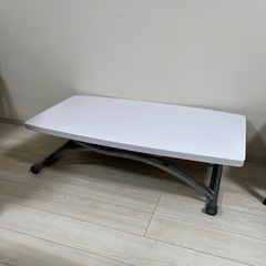 昇降式　デスク　テーブル　１１０㎝×６０㎝の画像