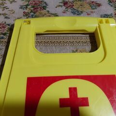 【引取限定】三甲　フロアスタンド　工事中　マナー安全第一におすすめ！の画像