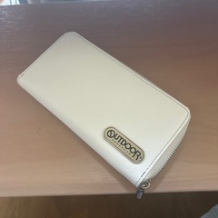 長財布　OUTDOOR 白の画像