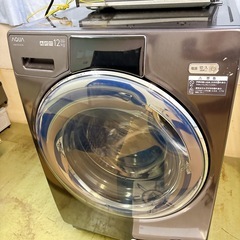 アクア　ドラム式洗濯乾燥機　AQW-DX12N 2023年製の画像