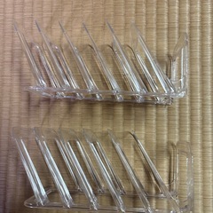 クリアカードホルダー2個セットの画像