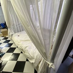 【車必須】天蓋ベッド白の画像