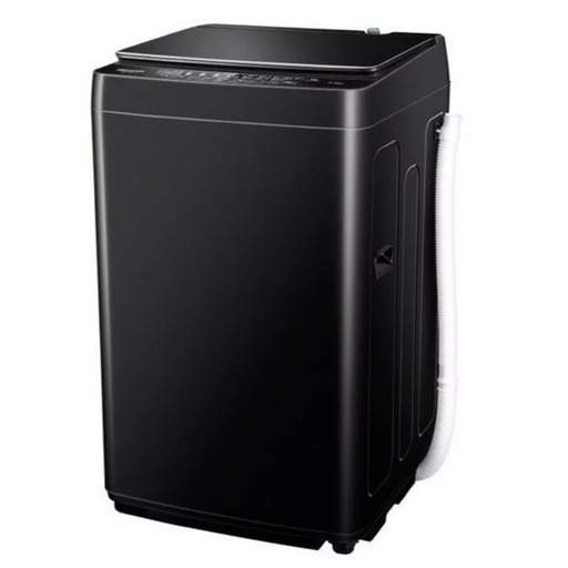 【超美品‼️】ハイセンス 2022年製 5.5kg全自動洗濯機 エディオンモデル 高級ガラストップ マットブラック♪
