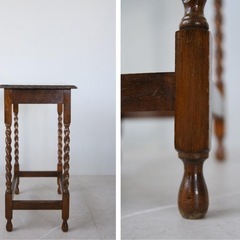 サイドテーブル 英国アンティークの画像
