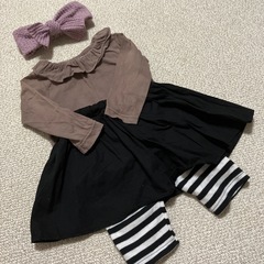 ベビー服　80 90 冬服　女の子の画像