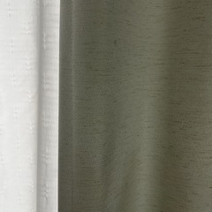 【決まりました】カーテン　丈230  グレーっぽい白の画像