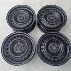 ホンダ純正スチールホイール15インチ6jホイール＆カバーセットの画像