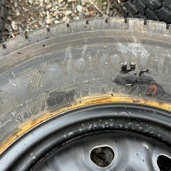 軽トラ　鉄ホイール　スタッドレス
の画像