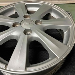 軽四アルミホイール　スバルR1/R2純正15インチ の画像