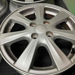 軽四アルミホイール　スバルR1/R2純正15インチ の画像