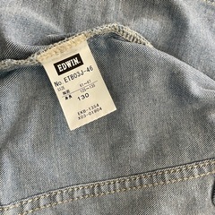 EDWIN デニムジャケット ‼️120サイズ‼️の画像