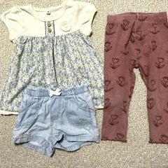ベビー服　80 90 夏服　女の子の画像