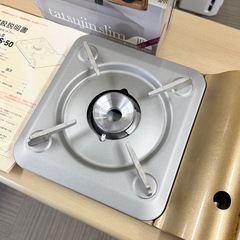 【美品‼️】イワタニ カセットフー 達人スリムⅢ カセットコンロ 焼肉･たこ焼きプレート対応♪の画像