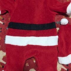 サンタコスチューム50〜60サイズの画像