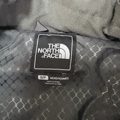 THE NORTH FACE フード付きダウンジャケット S/P グレーの画像
