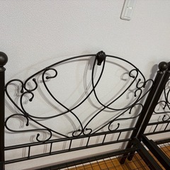 酒々井シングルベッドフレーム2セットの画像