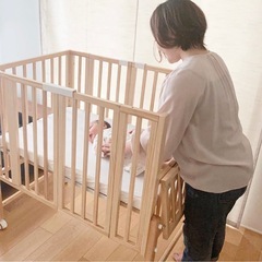 大和屋ミニベビーベッド　敷布団、防水シーツ付きの画像