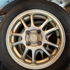 2024年製スタッドレスイボ付きのアルミホイールセットお譲りしますの画像