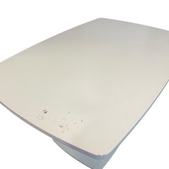 昇降テーブル ペダル式 幅120×奥行80×高さ57～75cm ホワイト系 昇降式 ダイニングテーブル 食卓テーブル 家具の画像