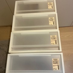 無印良品　衣装ケース×4 引き出し式　の画像