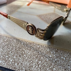 サングラス べっ甲風 レトロ サングラス伊達メガネ眼鏡の画像