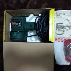 石崎電機プラジェットPJ-206A熱風加工機+BOSCH　PEX115A吸塵ランダムアクションサンダーの画像