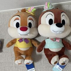 【お譲りいたします】チップとデール　ぬいぐるみの画像