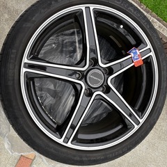 タイヤホイール　18インチ　215/45R18  5本スポーク　BALMINUMの画像