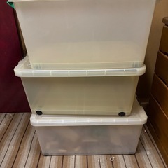 収納ケース　衣装ケース　３個
の画像