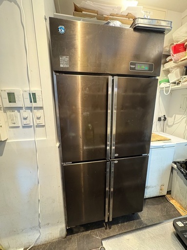 【業務用冷蔵冷凍庫 ホシザキ HRF-90AF-BK】