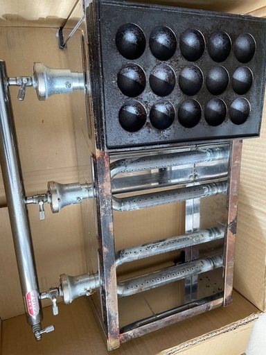 【業務用】たこ焼き機【キッチンカー、イベント、豪華なたこ焼きパーティーにも◎】《用品おまけ付！》