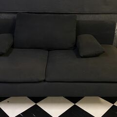 大型ソファ（黒）の画像