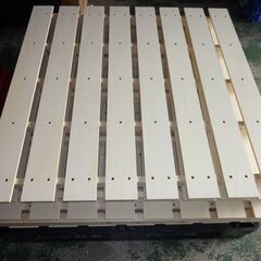 ※取引中/売約済***********第1016回　スノコ　すのこ　取り放題　未使用　ベッド　ＤＩＹ素材　木材　エラー品　リフォームの画像