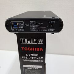 J1760【リユースのサカイ柏店】TOSHIBA　トウシバ　【未使用品】レグザ純正USBハードディスク　4TB　THD-400V3　クリーニング済　参考価格27,500円の画像