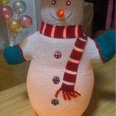 雪だるま　イルミネーション　大型の画像